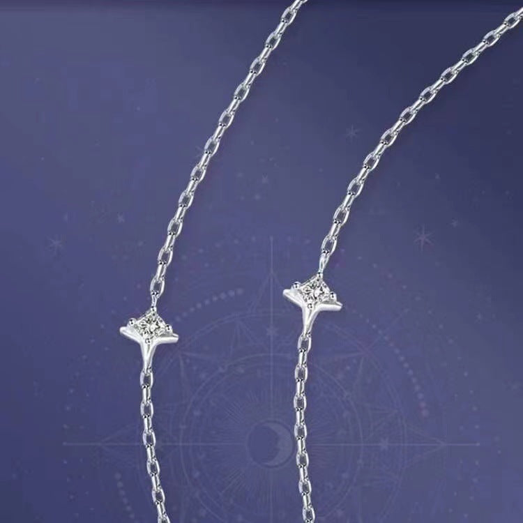 Star And Moon Necklace