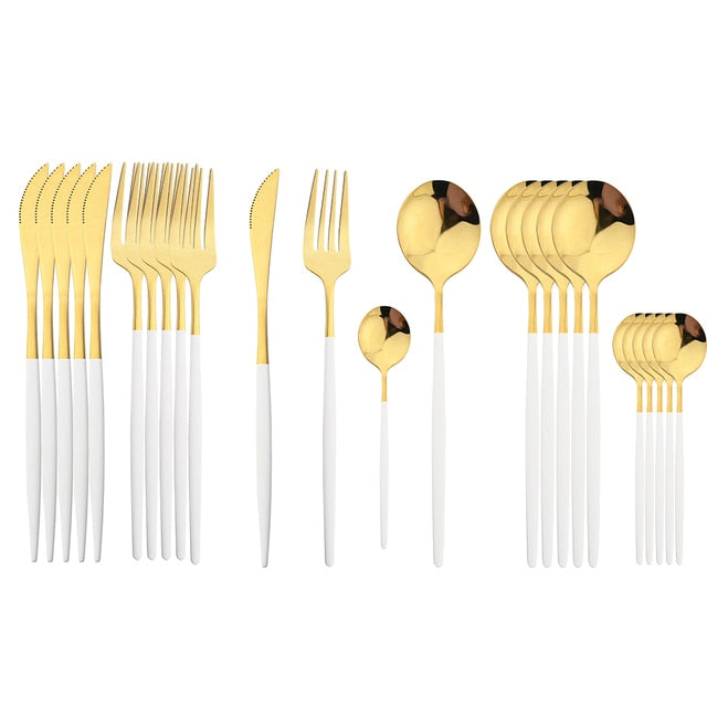 24Pcs  Cutlery Set