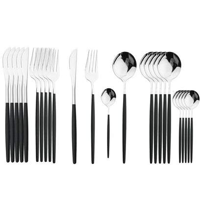 24Pcs  Cutlery Set