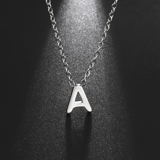 Alphabet Single Letter Necklace