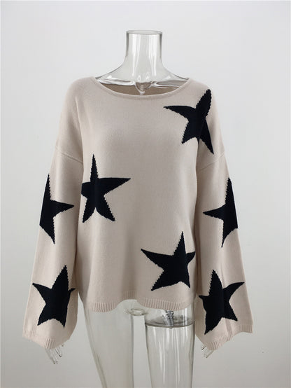 Loose Star Sweater