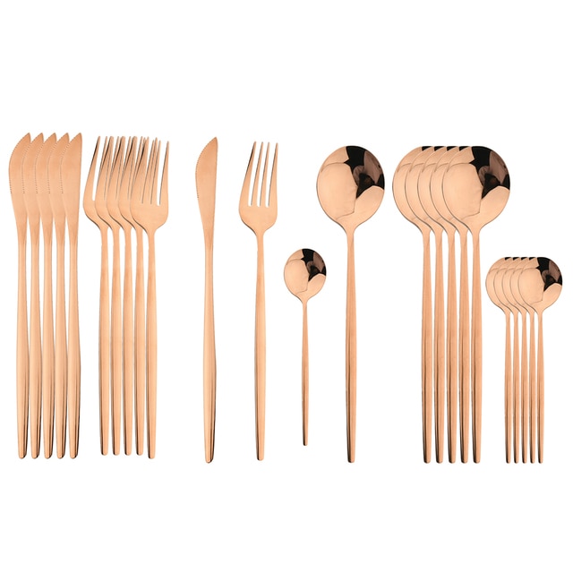 24Pcs  Cutlery Set