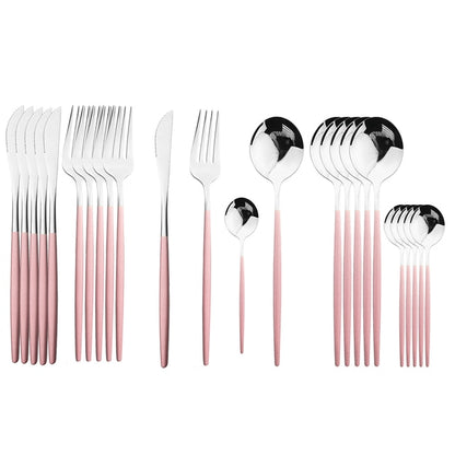 24Pcs  Cutlery Set