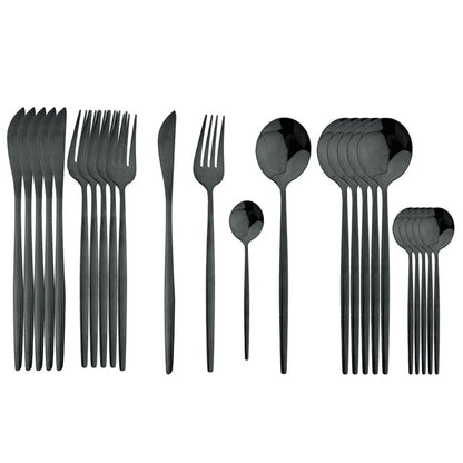 24Pcs  Cutlery Set