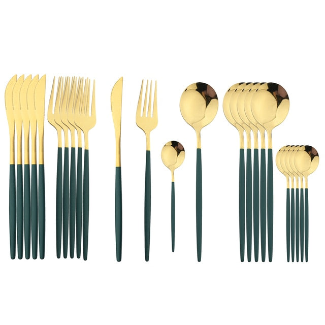 24Pcs  Cutlery Set