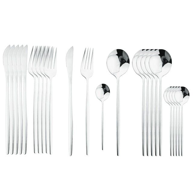 24Pcs  Cutlery Set