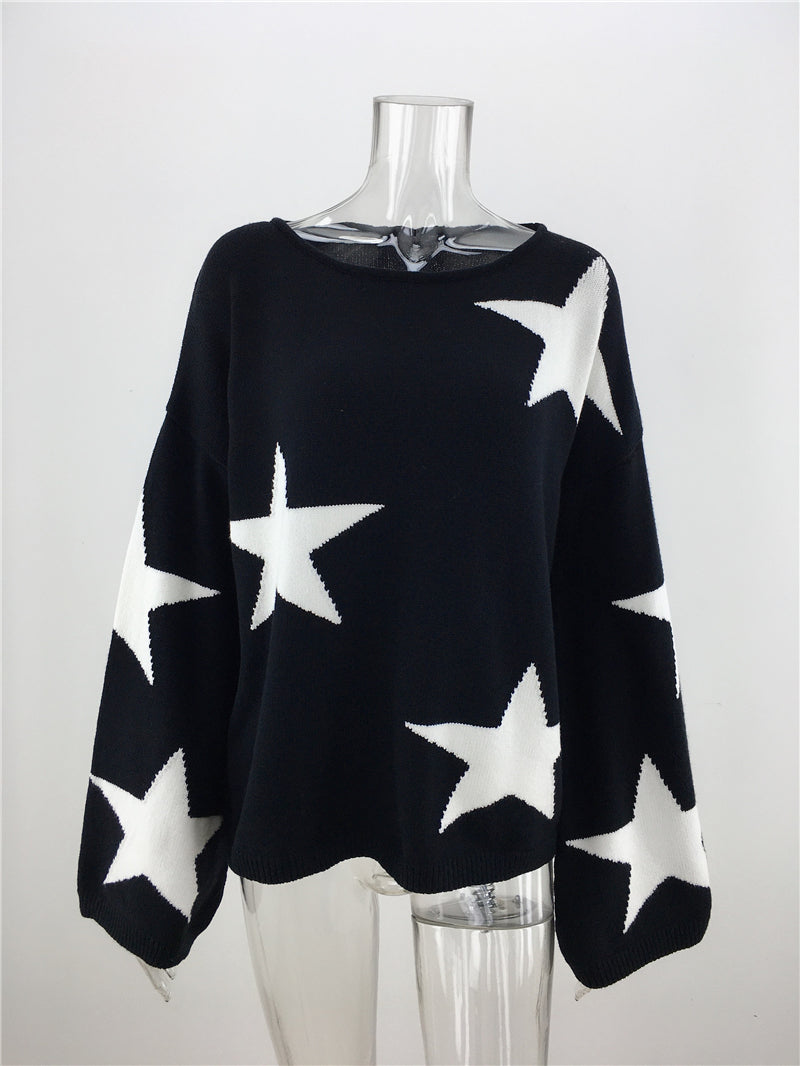 Loose Star Sweater