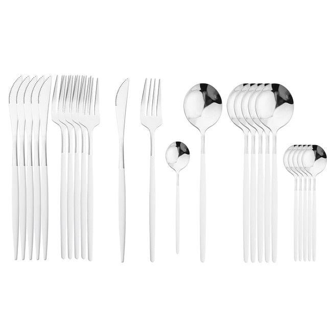 24Pcs  Cutlery Set