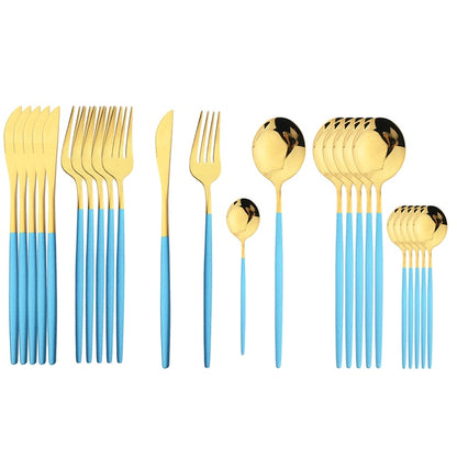 24Pcs  Cutlery Set